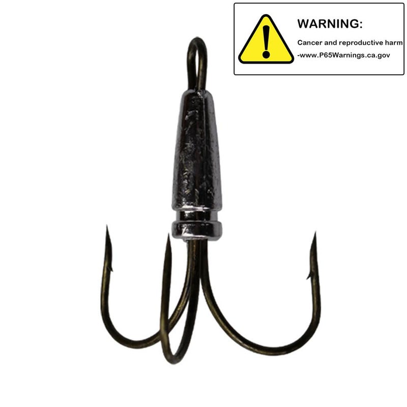 Laxygo Snagging Hooks Snagging Weighted Treble Hooks 2pcs/Pack Fishing Hooks 5 Sizes 0.7oz 1.1oz 1.6oz 2.1oz 2.8oz - Image 2